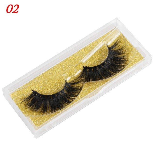 Mink Eyelashes 25mm Wispy Fluffy Fake Lashes - Sweet Essence0