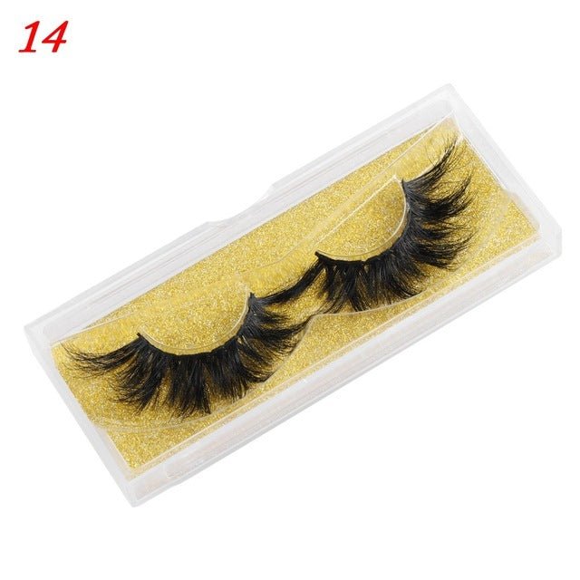 Mink Eyelashes 25mm Wispy Fluffy Fake Lashes - Sweet Essence0