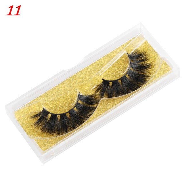 Mink Eyelashes 25mm Wispy Fluffy Fake Lashes - Sweet Essence0