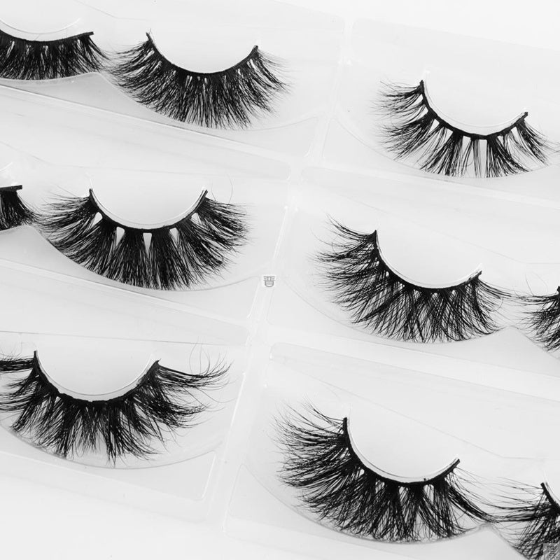 Mink Eyelashes 25mm Wispy Fluffy Fake Lashes - Sweet Essence0
