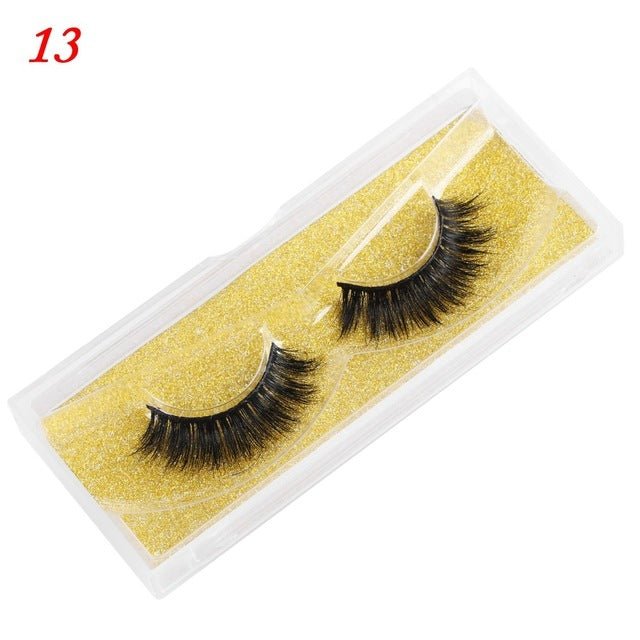 Mink Eyelashes 25mm Wispy Fluffy Fake Lashes - Sweet Essence0