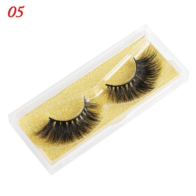 Mink Eyelashes 25mm Wispy Fluffy Fake Lashes - Sweet Essence0