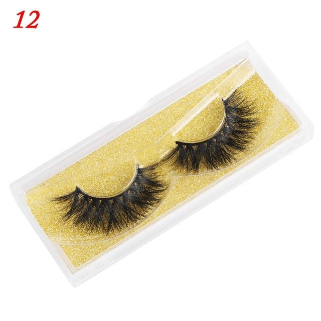 Mink Eyelashes 25mm Wispy Fluffy Fake Lashes - Sweet Essence0