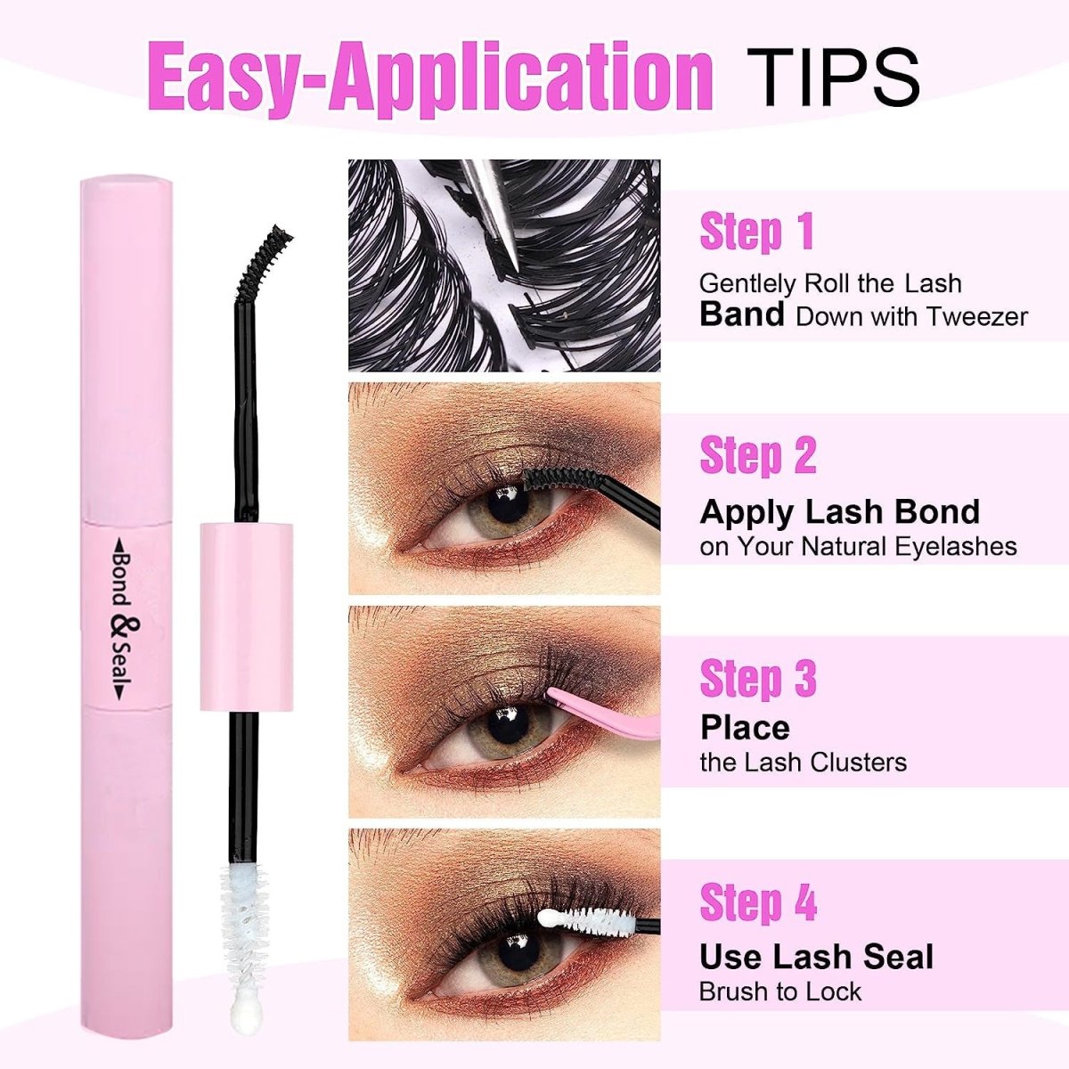 DIY Cluster Lashes Mixed Package False Eyelashes - Sweet Essence0