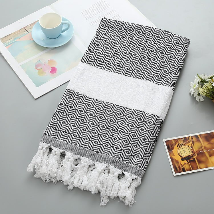 Turkish fringed beach towel - Sweet Essencebeach towel