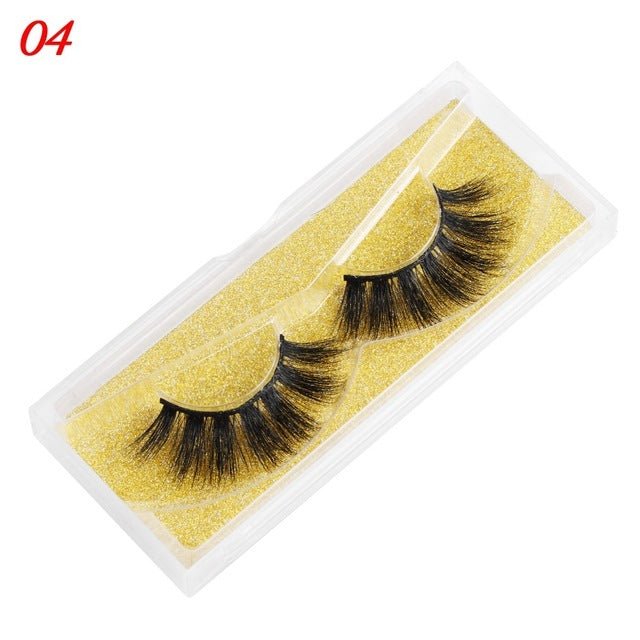 Mink Eyelashes 25mm Wispy Fluffy Fake Lashes - Sweet Essence0