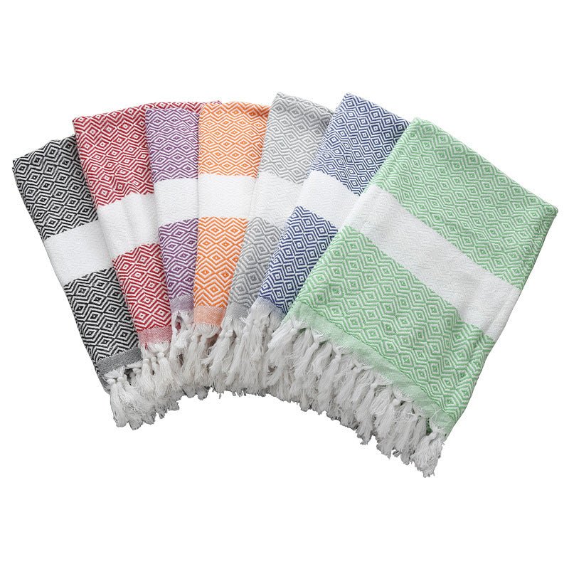 Turkish fringed beach towel - Sweet Essencebeach towel