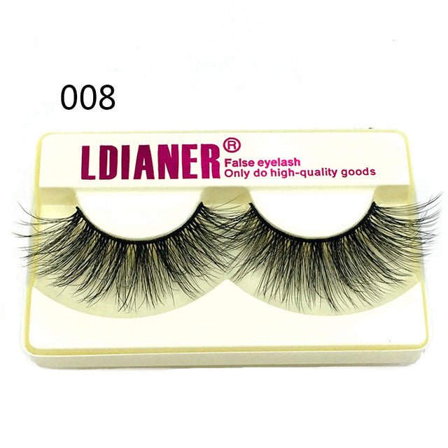 Mink Eyelashes 25mm Wispy Fluffy Fake Lashes - Sweet Essence0
