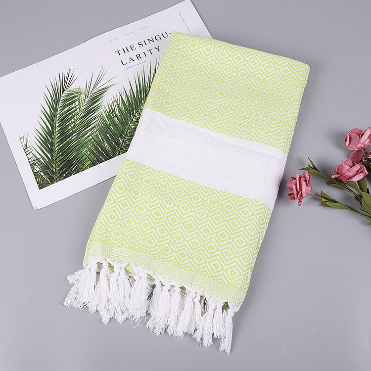 Turkish fringed beach towel - Sweet Essencebeach towel