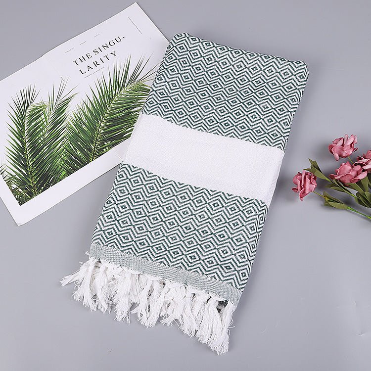 Turkish fringed beach towel - Sweet Essencebeach towel