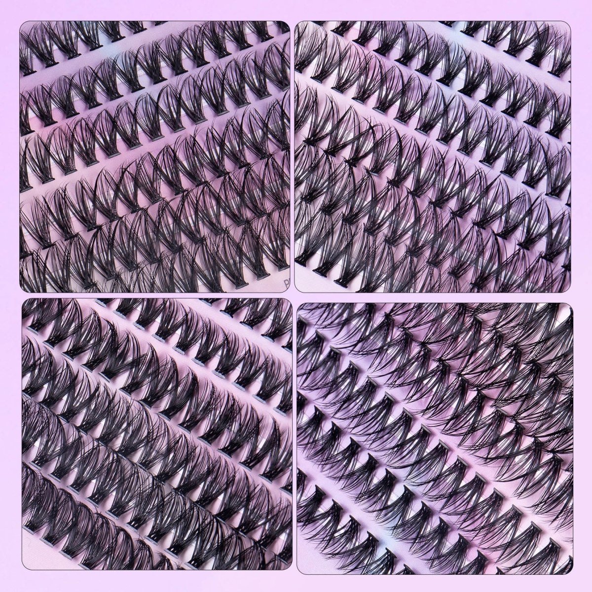 12 Rows Of 30D Plus 40D Clusters Of 240 Segmented Lashes Set - Sweet Essence4