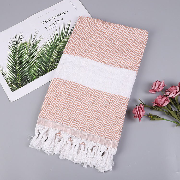 Turkish fringed beach towel - Sweet Essencebeach towel