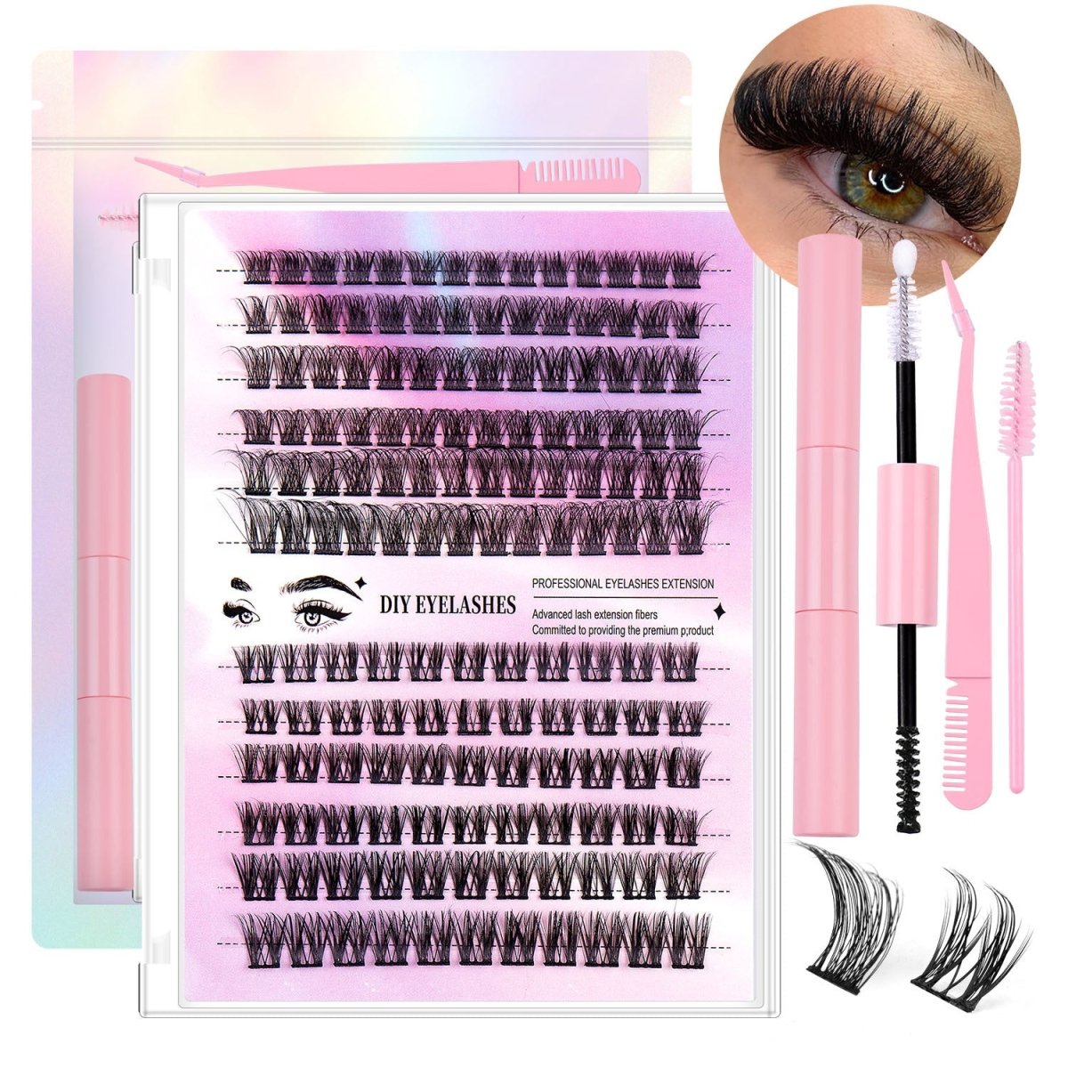 12 Rows Of 150 Segmented Lashes In Clusters - Sweet Essence4