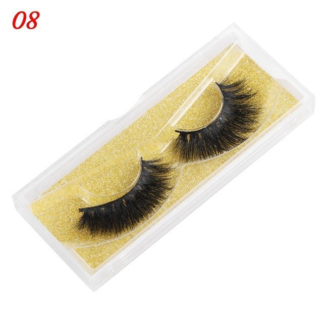 Mink Eyelashes 25mm Wispy Fluffy Fake Lashes - Sweet Essence0