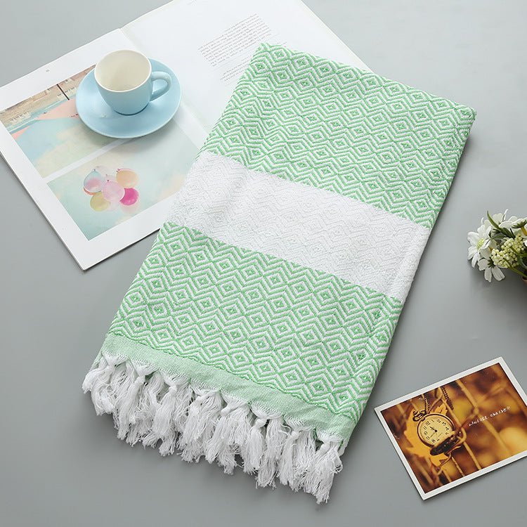 Turkish fringed beach towel - Sweet Essencebeach towel