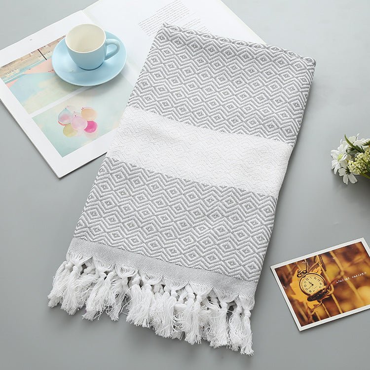 Turkish fringed beach towel - Sweet Essencebeach towel