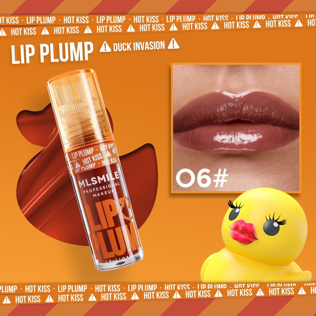 6 Color Duckbill Plump Lips Lip Guard Lip Gloss - Sweet EssenceLip Gloss